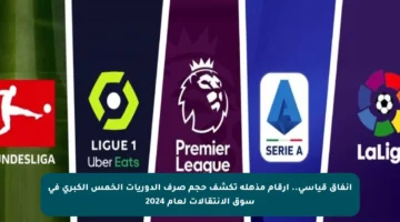 إنفاق قياسي.. أرقام مذهلة تكشف حجم صرف الدوريات الخمس الكبرى في سوق الانتقالات لعام 2024